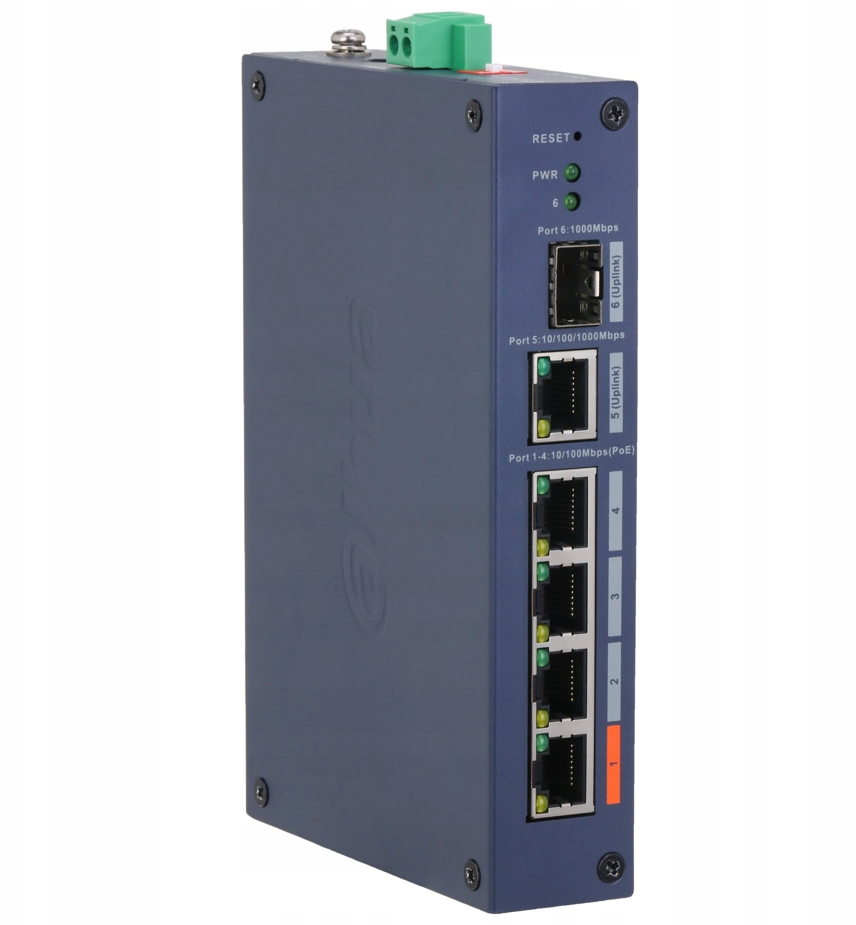 INDUSTRIAL POE SWITCH CHS4106-4ET-60 6-PORT  4