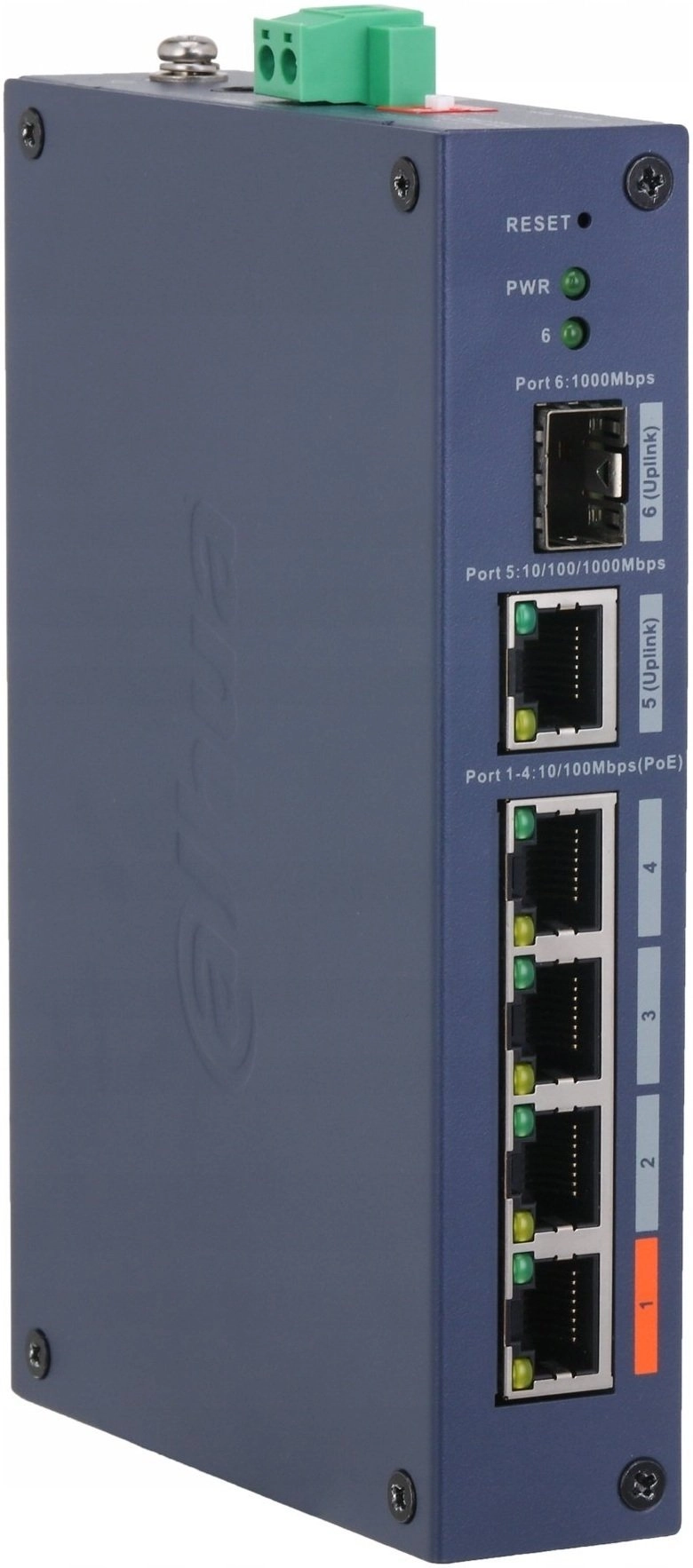 INDUSTRIAL POE SWITCH CHS4106-4ET-60 6-PORT  4