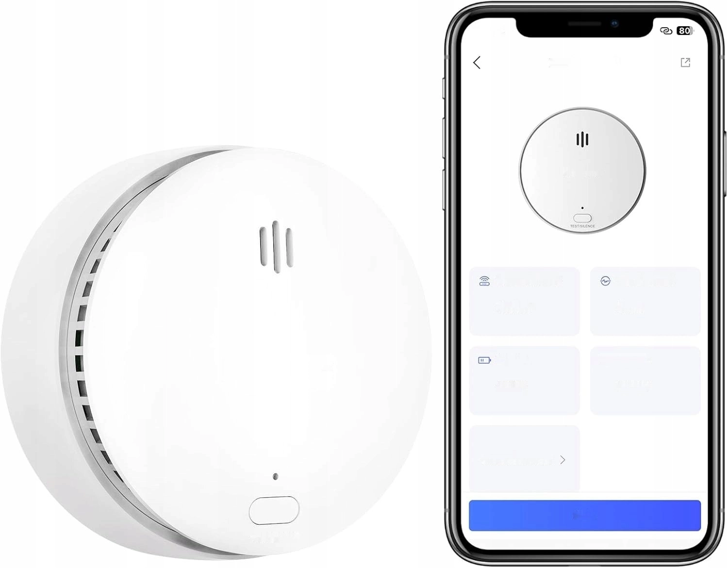 HY-SA2FA WISUALARM WIRELESS SMOKE DETECTOR HY-SA2FA