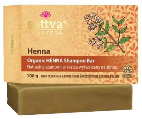 SATTVA_Organic shampoo bar with henna for