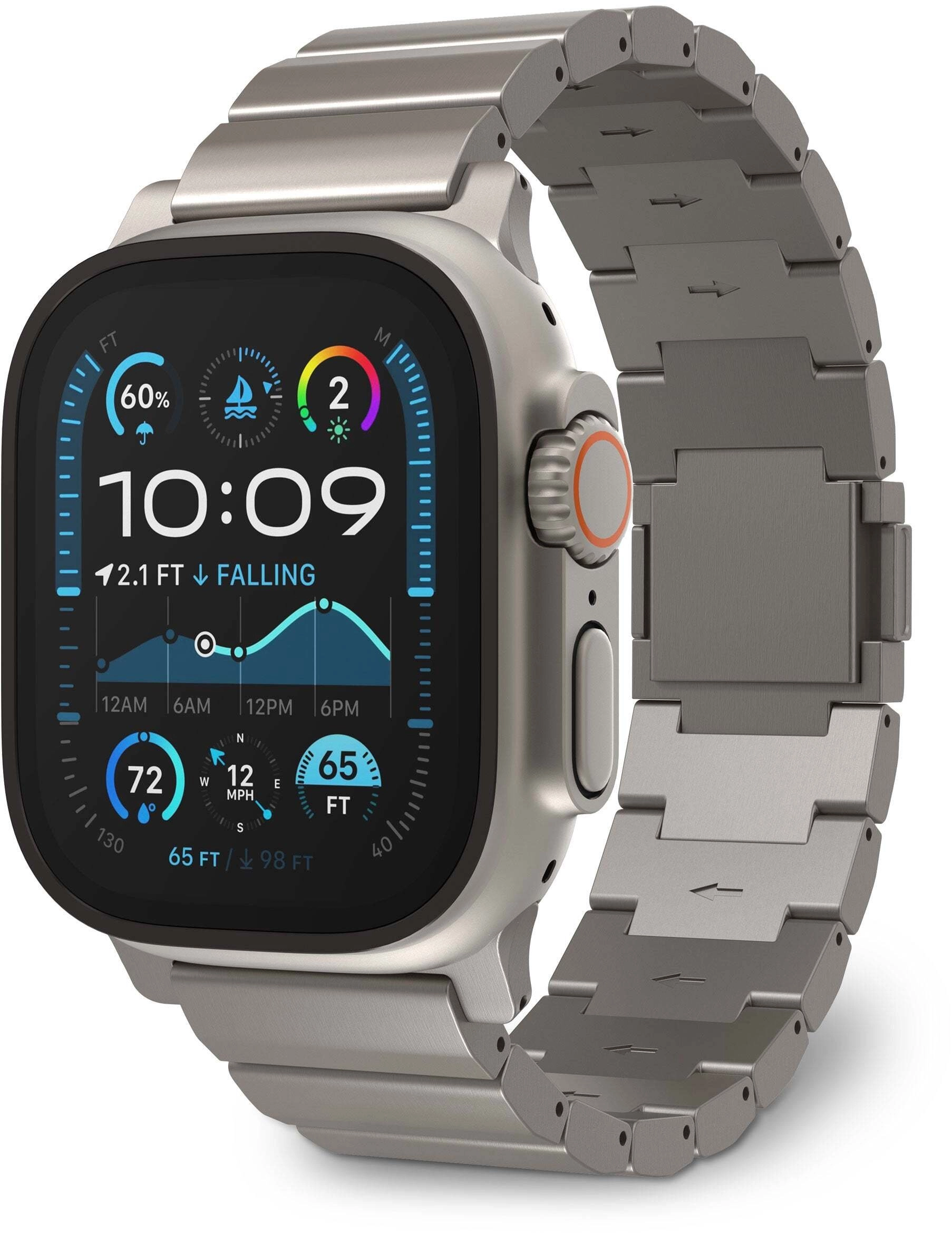 Decoded Titanium Strap for Apple Watch