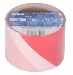 Warning tape 75mmx500m  without glue 11T2091