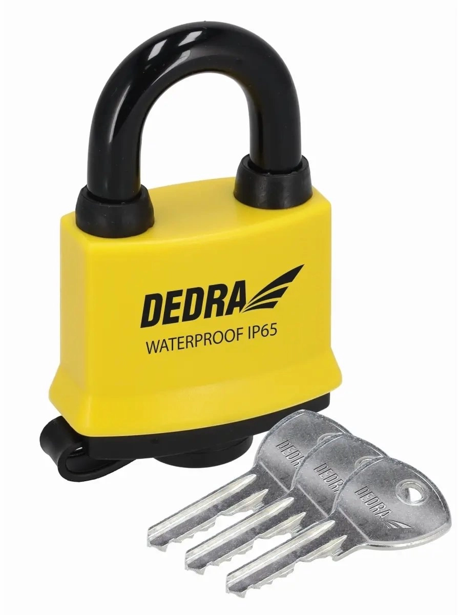 Dedra Waterproof padlock with IP65 cover