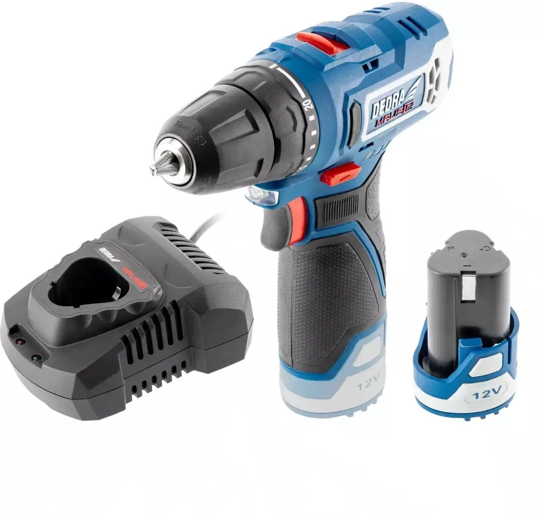 CORDLESS DRILL AND SCREWDRIVER 12V 1*2