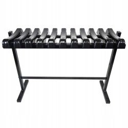Folding cemetery bench 72 cm to