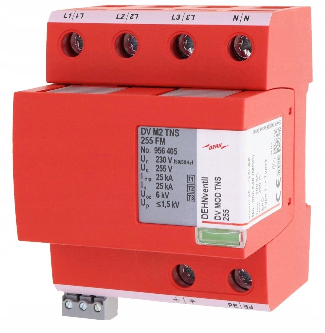 Surge arrester 4P Type T1+T2+T3 DV