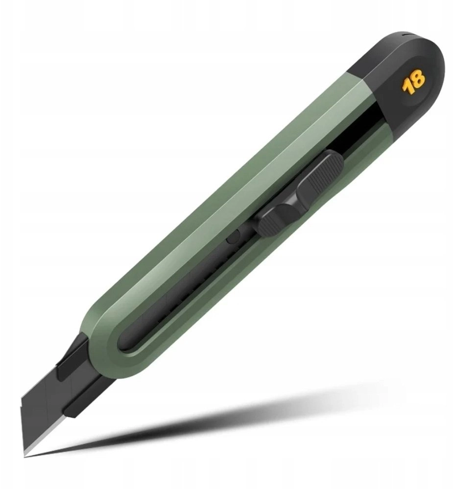 Deli DELI Cuttermesser Trapez 18mm signalgrün