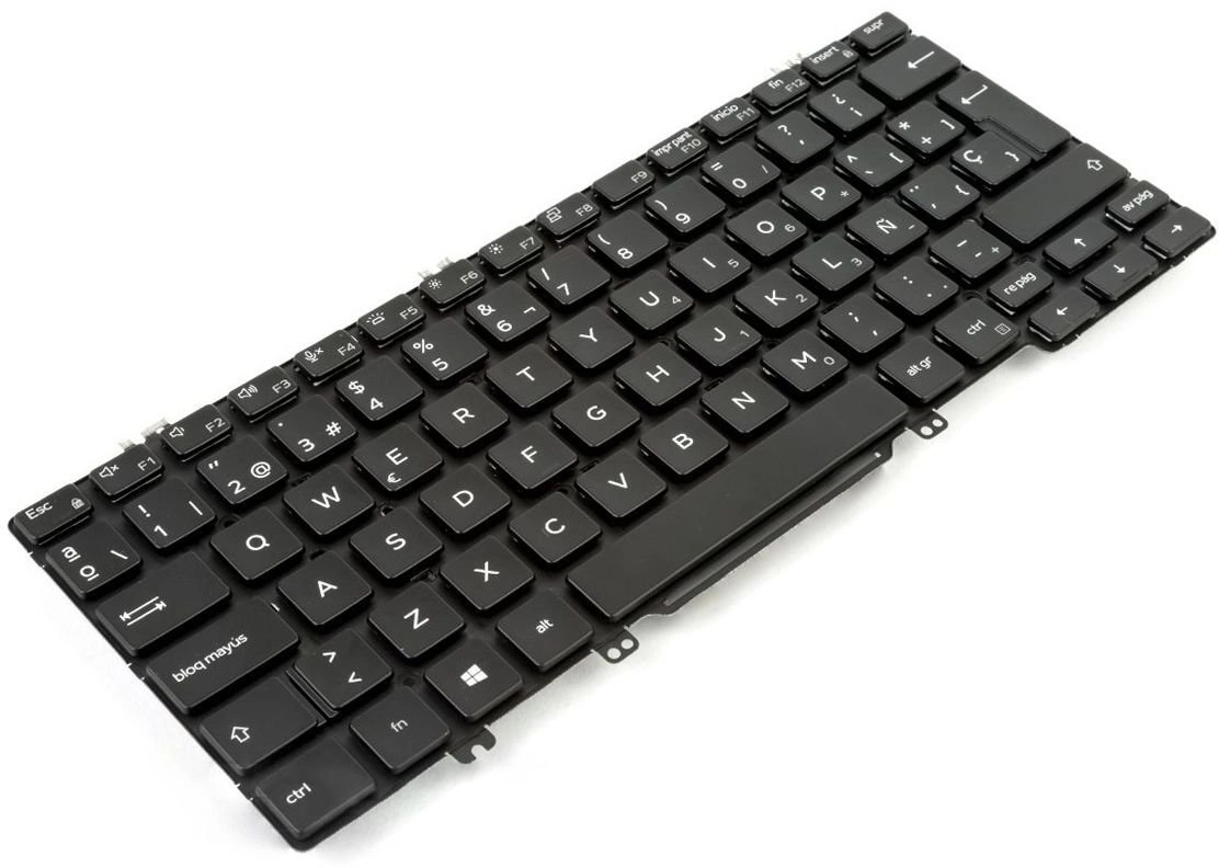 Spanish Castilian backlit keyboard with 82