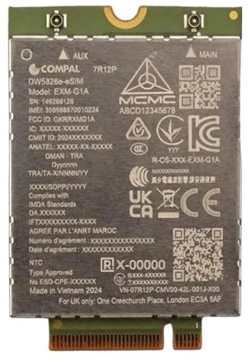 Dell Wireless DW5826E Modem 4G LTE