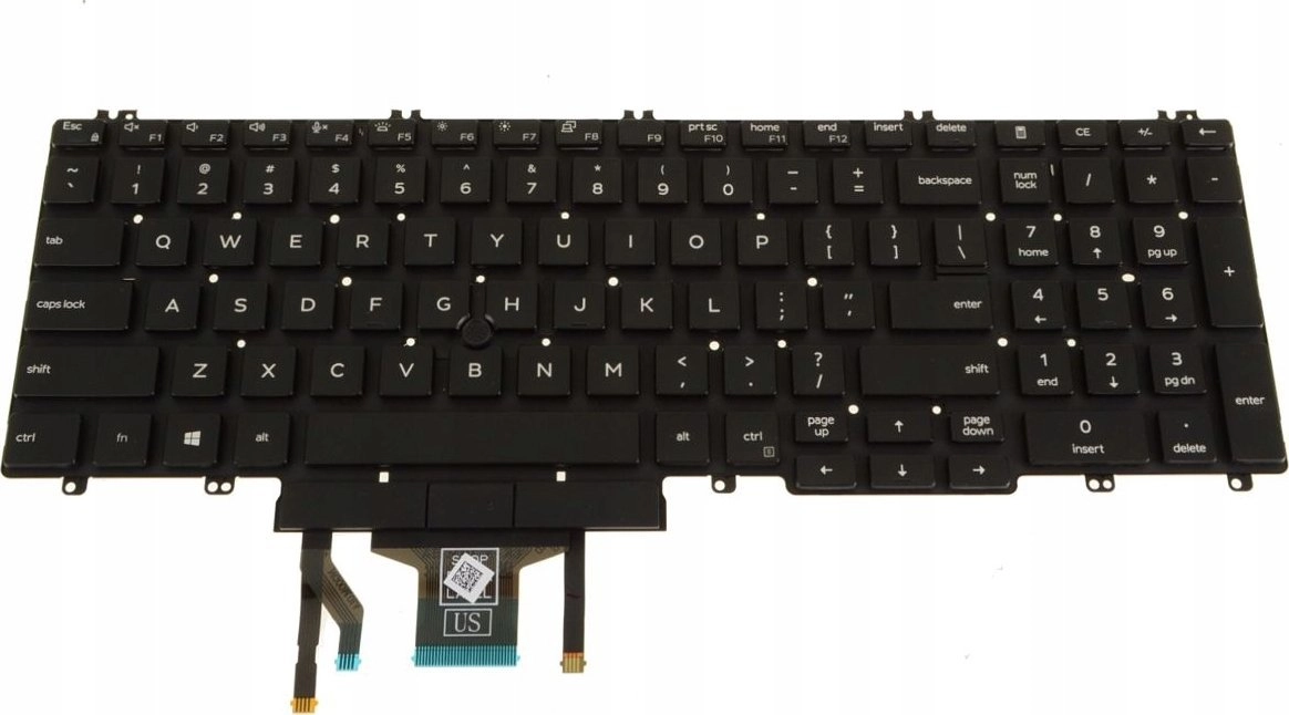 Dell Keyboard 102Keys BL US-English MMH7V