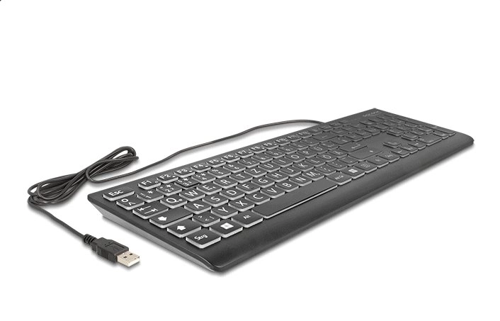 DELOCK USB keyboard wired 1.5