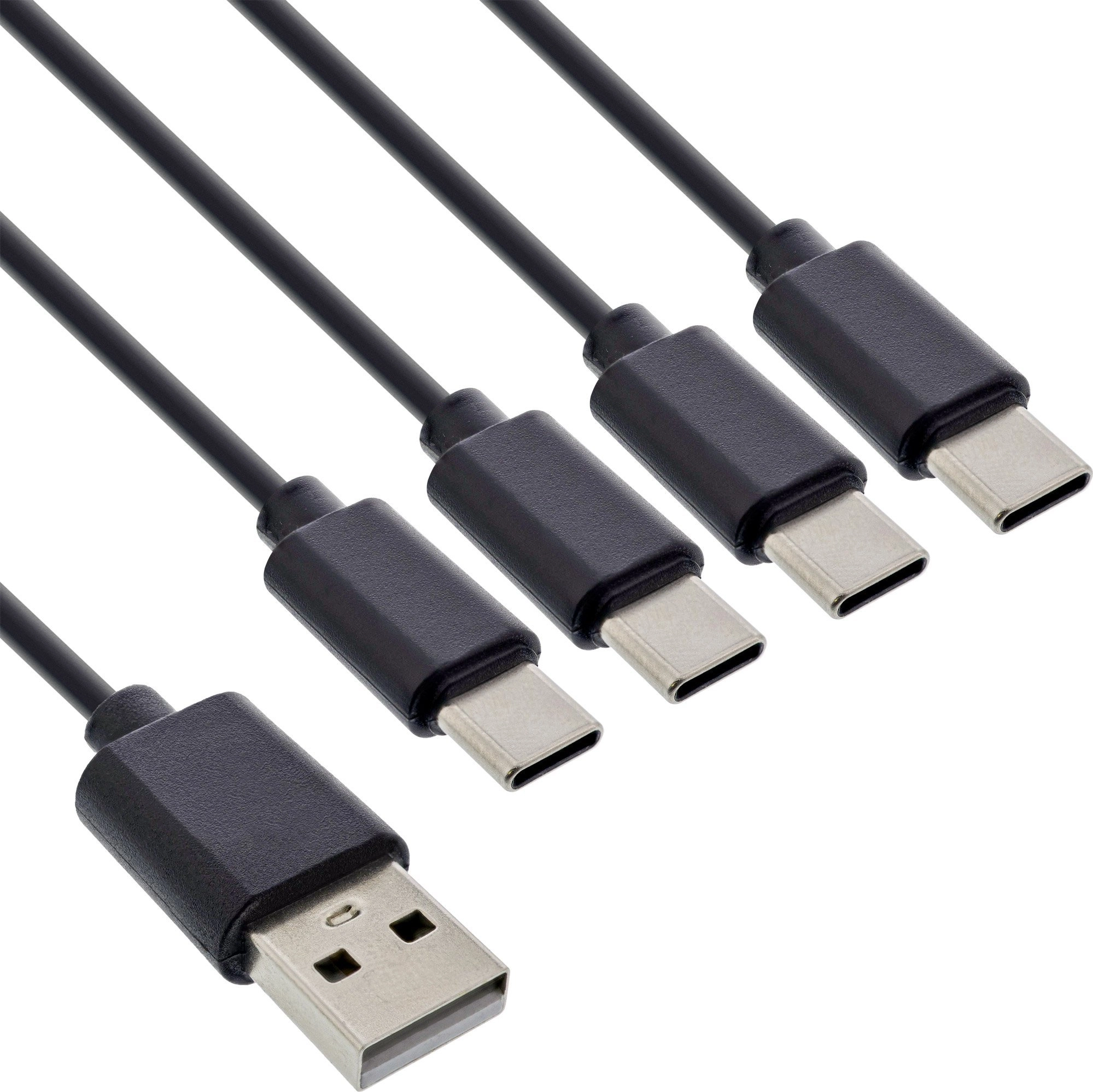 InLine USB 4in1 Y-Ladekabel - 1x