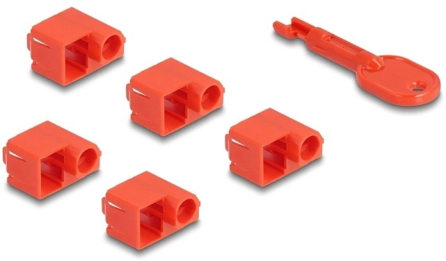 DELOCK RJ45 Port Blocker Set für