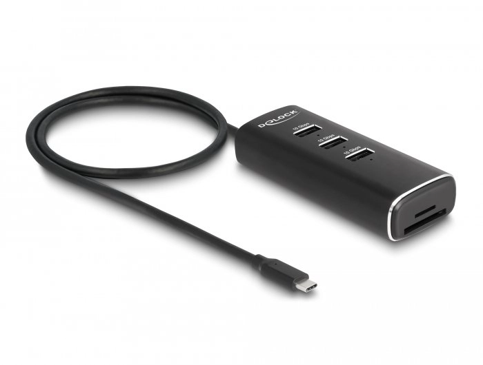 DELOCK 3 Port USB 10 Gbps