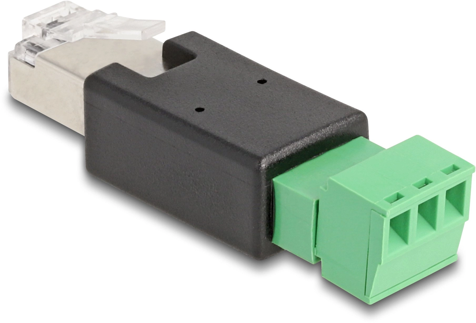 RJ45 plug to terminal block adapter