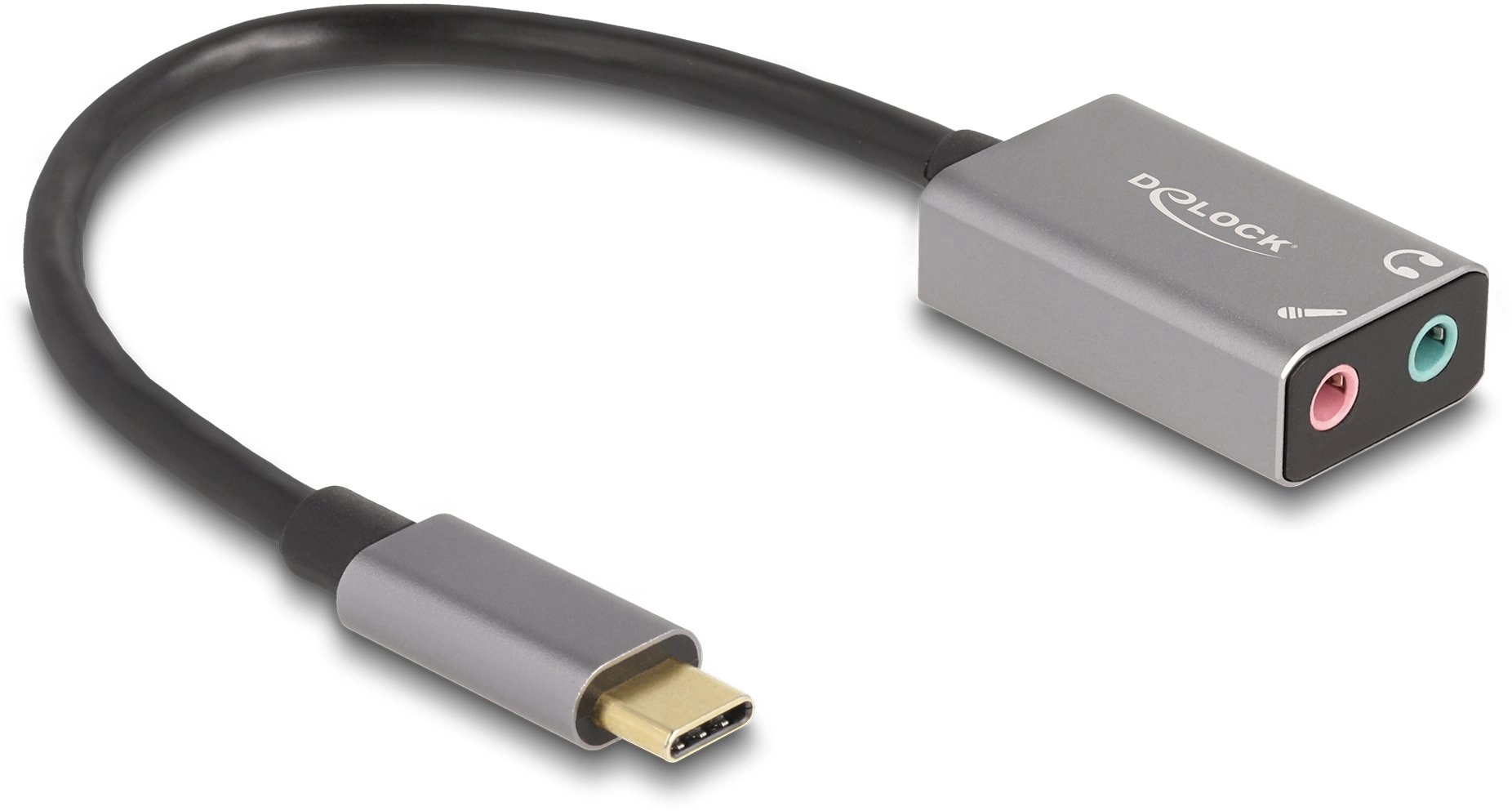 DELOCK Externe USB Type-C Soundkarte mit