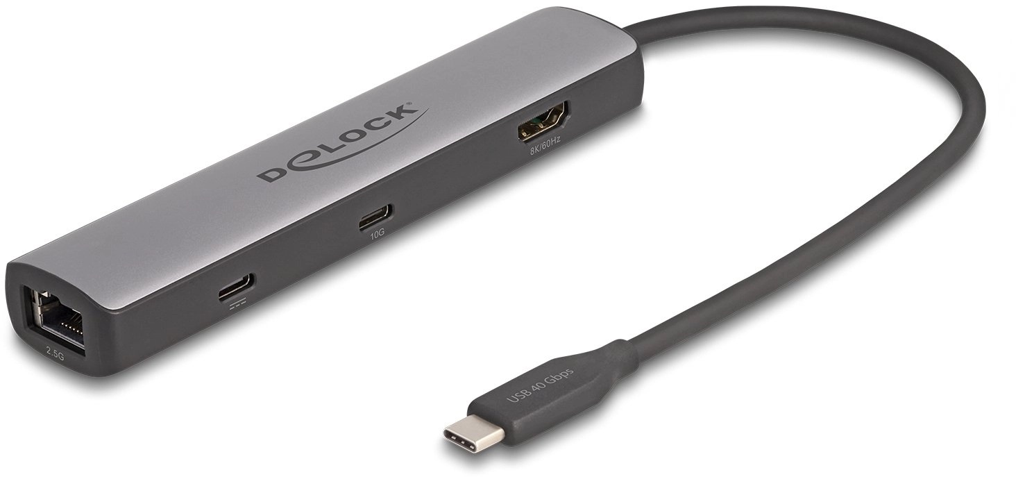 DELOCK USB 40 Gbps USB-C Dockingstation