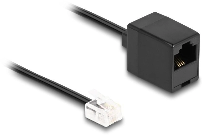 DELOCK Telefonkabel RJ11 Stecker zu RJ45