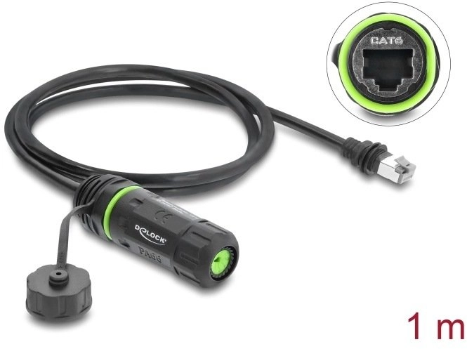 DELOCK cable RJ45 plug to RJ45