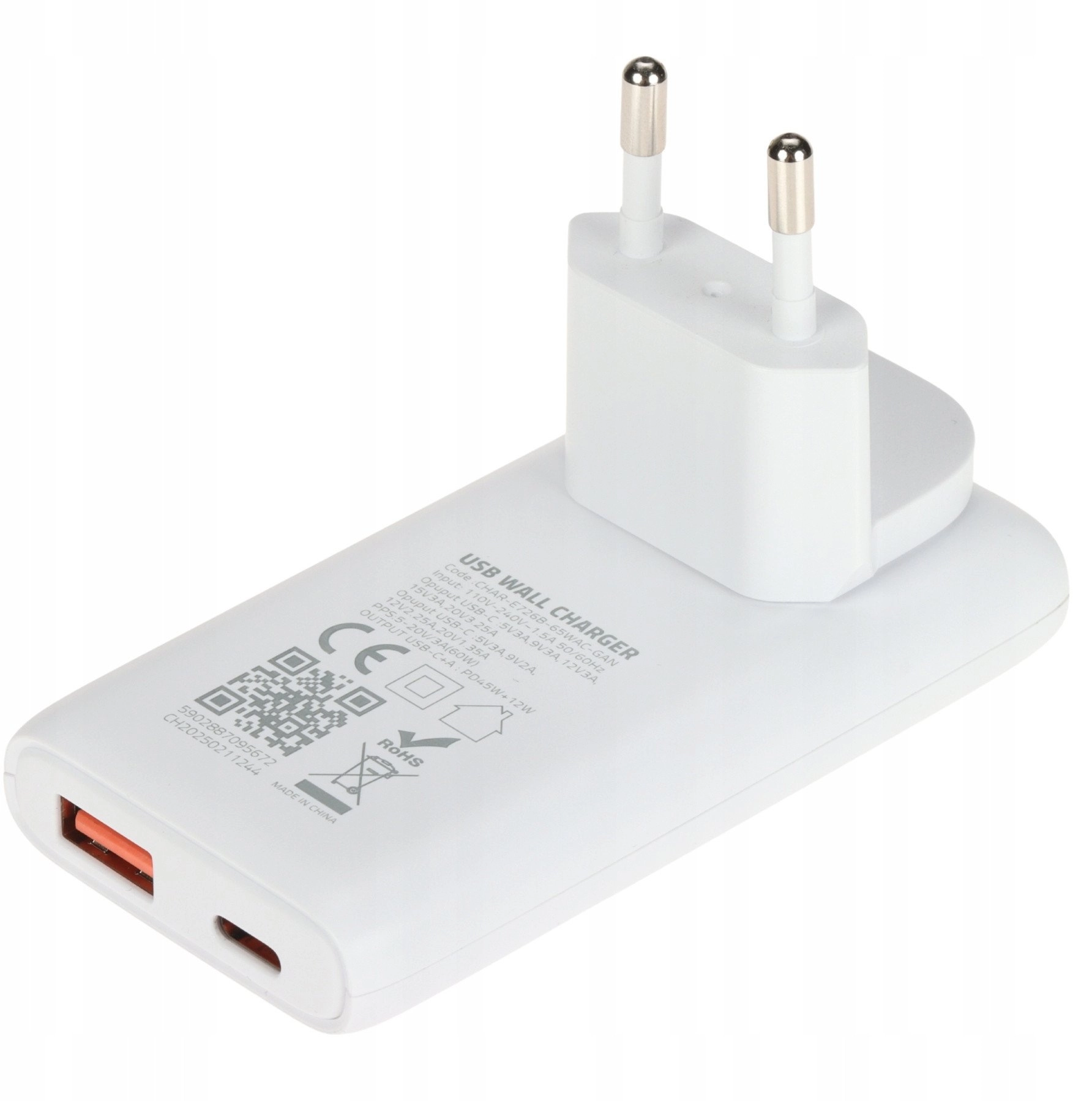 CHAR-E726B-65WAC-GAN USB CHARGER Delta Power CHAR-E726B-65WAC-GAN