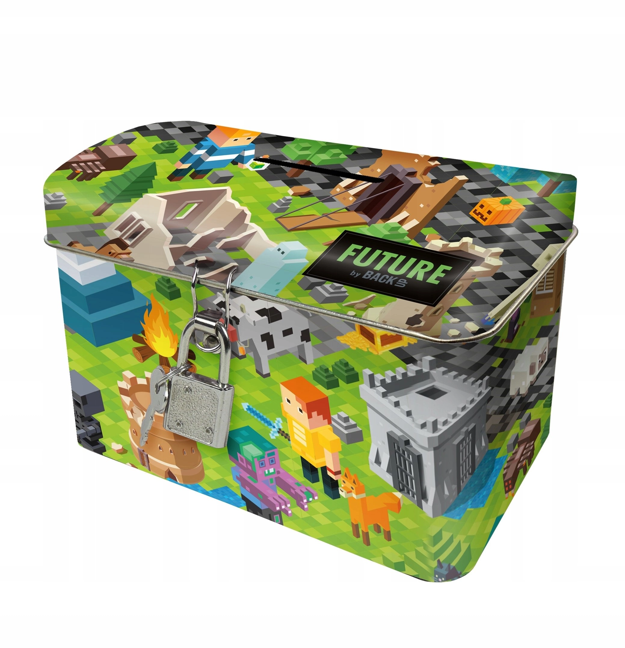 Piggy bank with padlock Kuferek DF