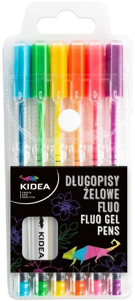 DLUGOPIS GEL 6KOL FLUO DERF KIDEA