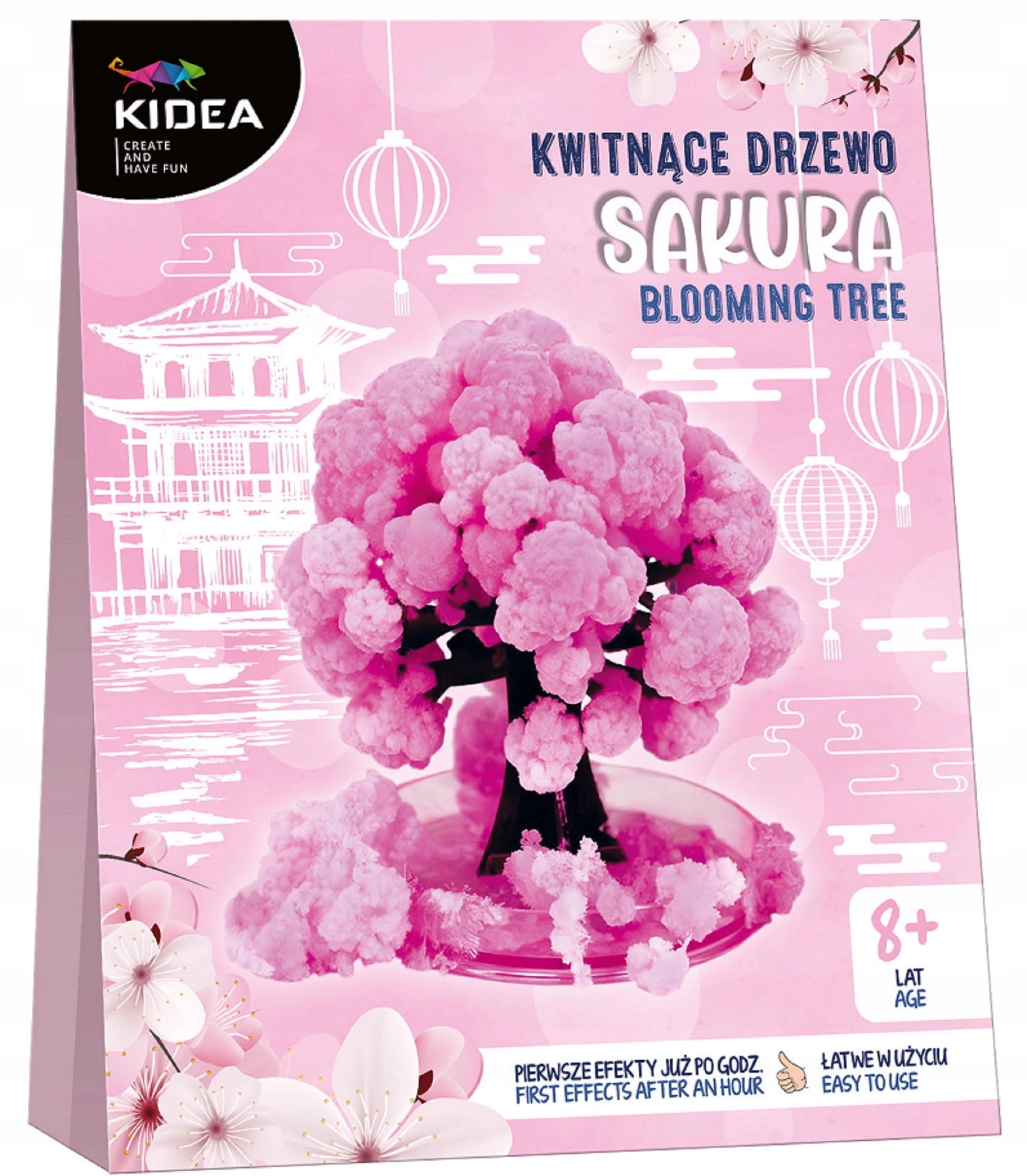 ZEST KREAT KWITNACE DRZEWO SAKURA KIDEA