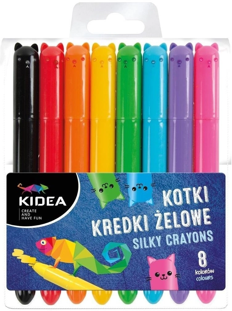 KREDKI GEL 8KOL KOTKI W SZTYFCIE