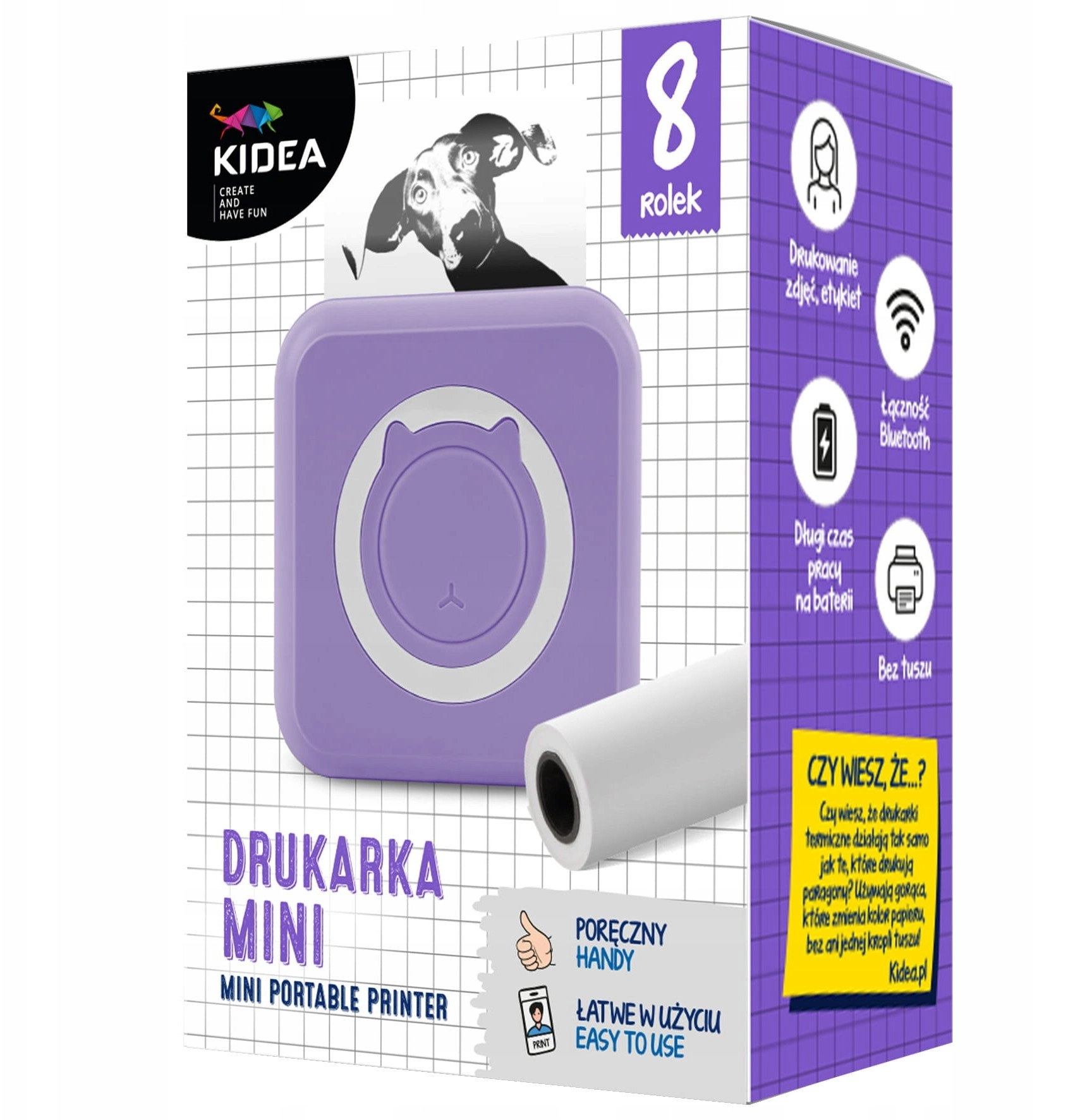 KIDEA mini thermal printer 5906601708589 MIDTAKA