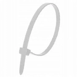 Nylon cable ties white 2.5x100mm