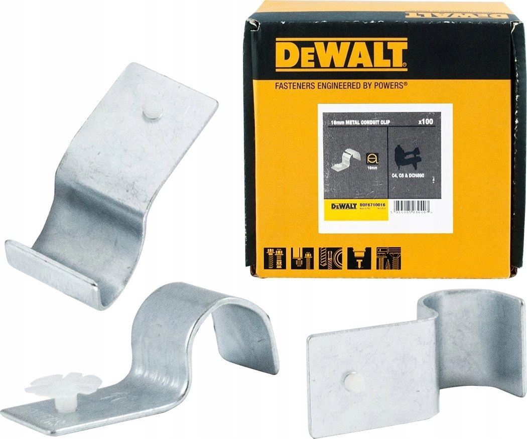Dewalt clip for attaching cable/electronic tube