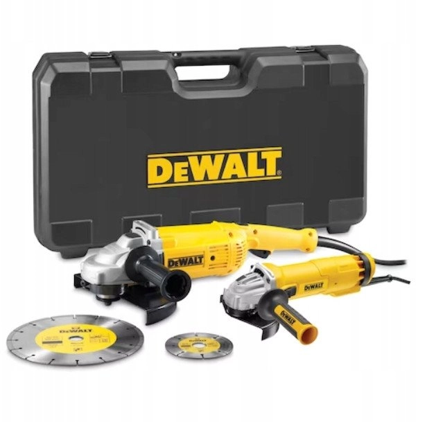 DEWALT.ANGLE GRINDER SET 230+125mm (DWE492+DWE4207)