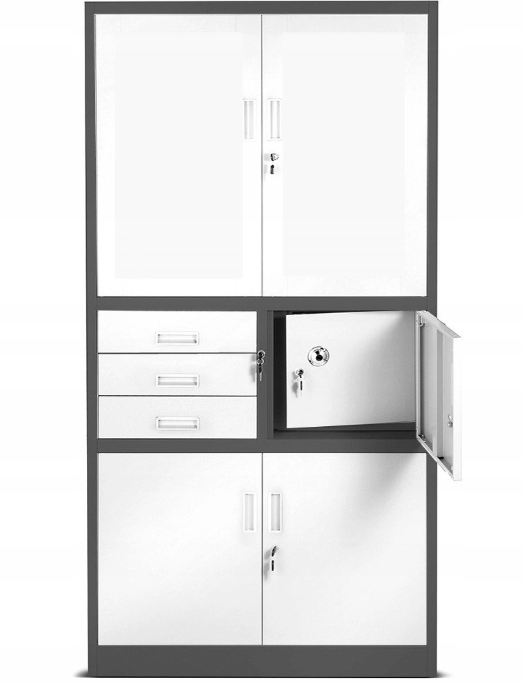 Aktenschrank mit Schubladen und Tresor FILIP