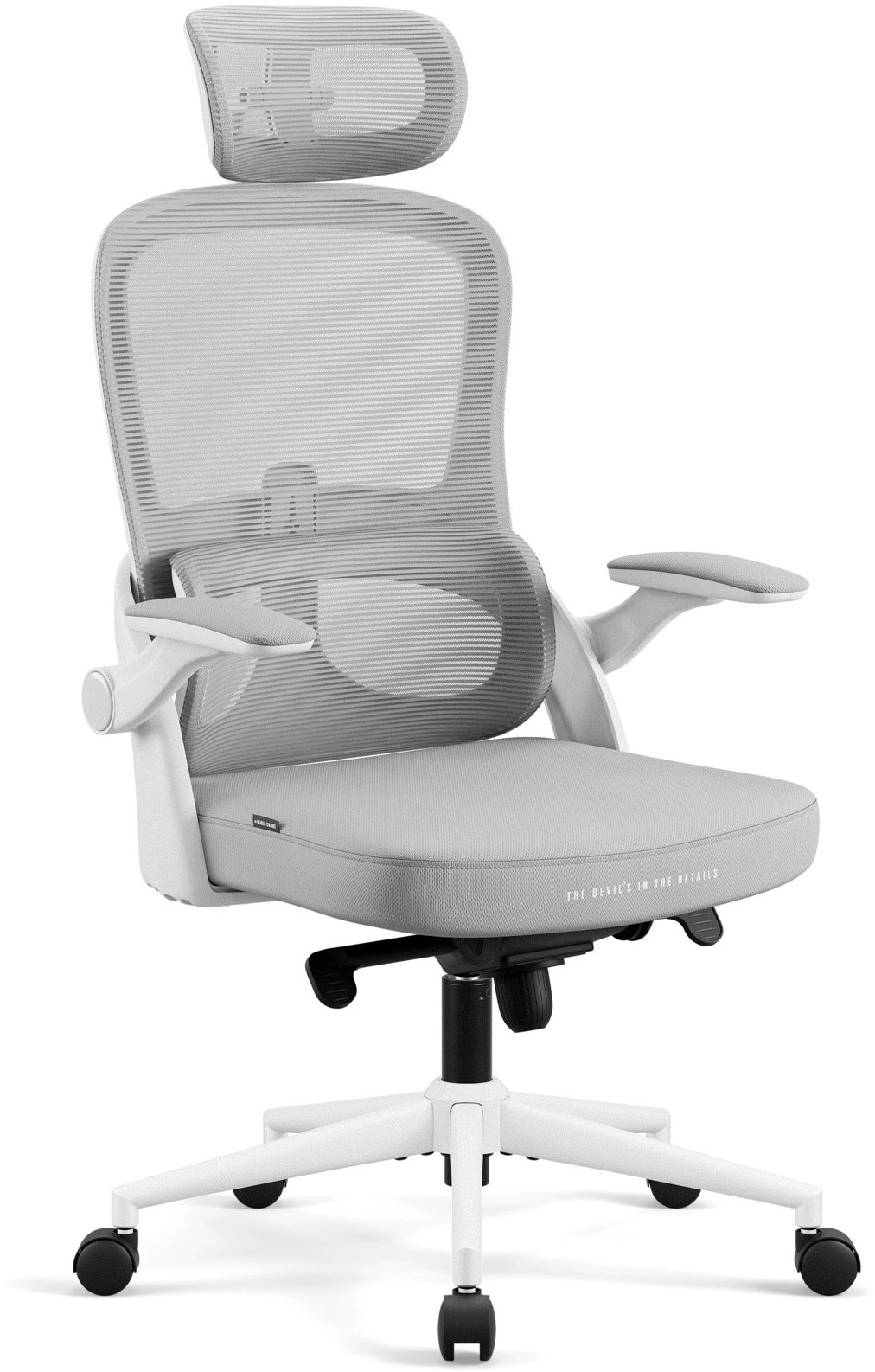 Diablo V-Light ergonomic light gray office