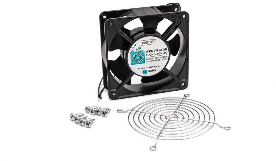 Set: DN-FAN120B fan  DN-FAN120/GR metal cover