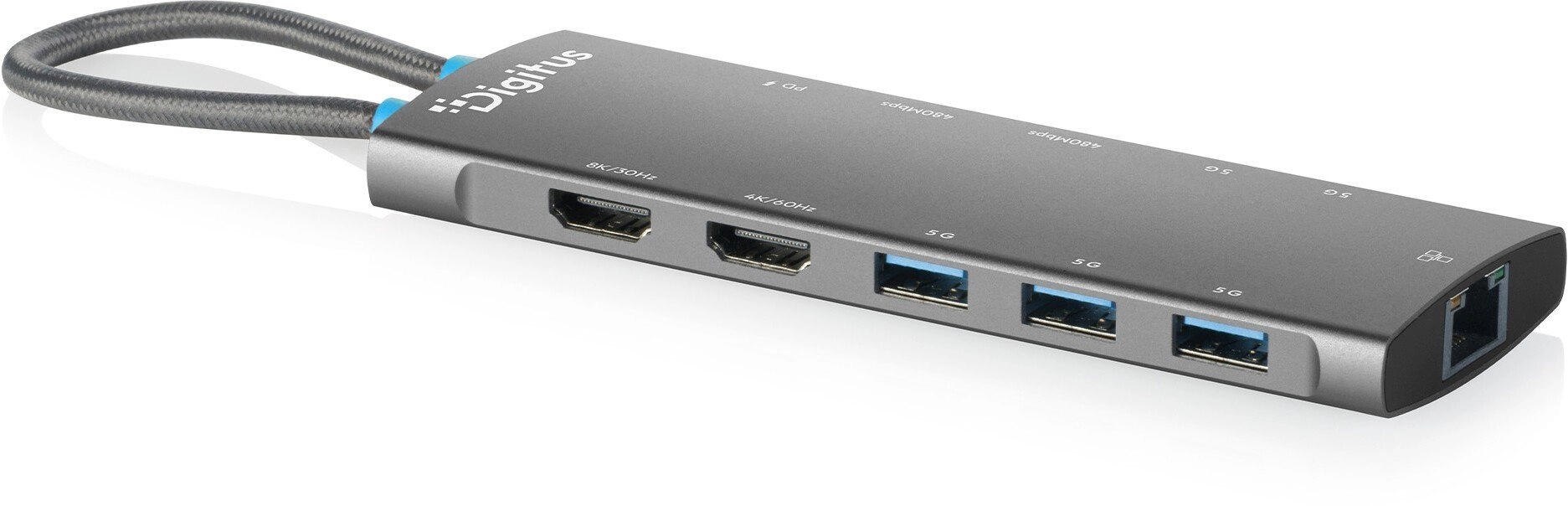 DIGITUS USB-C Docking Station 11-Port 2x