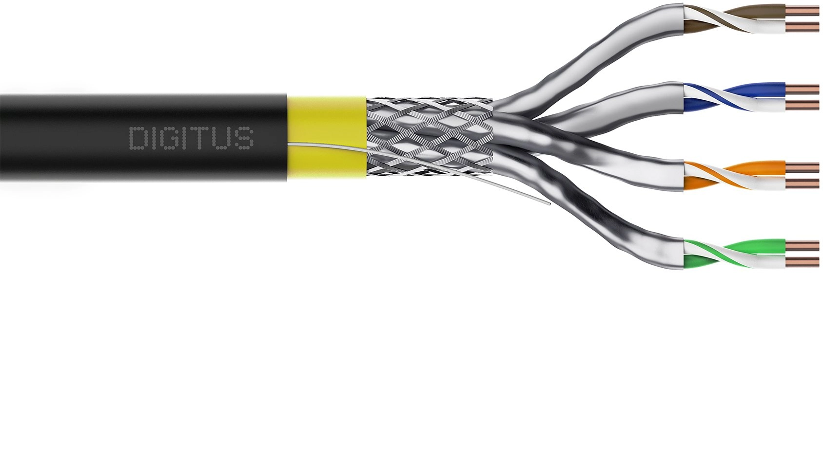 DIGITUS underground cable Cat7a S/FTP ring