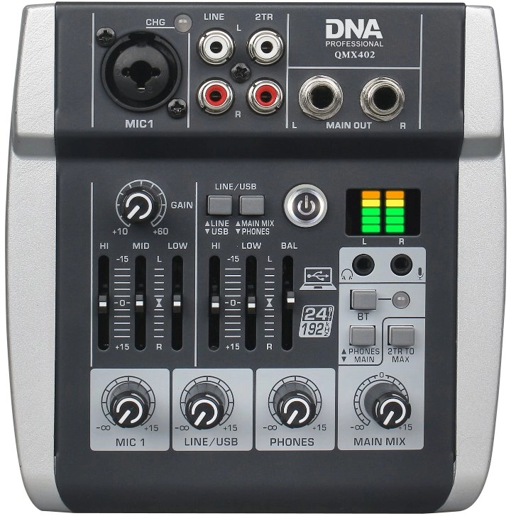 QMX402 - Analog mixer with Bluetooth