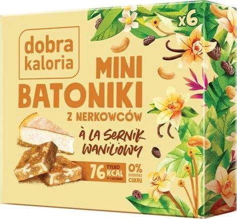 Dobra Kaloria Minibatoniki z nerkowców -