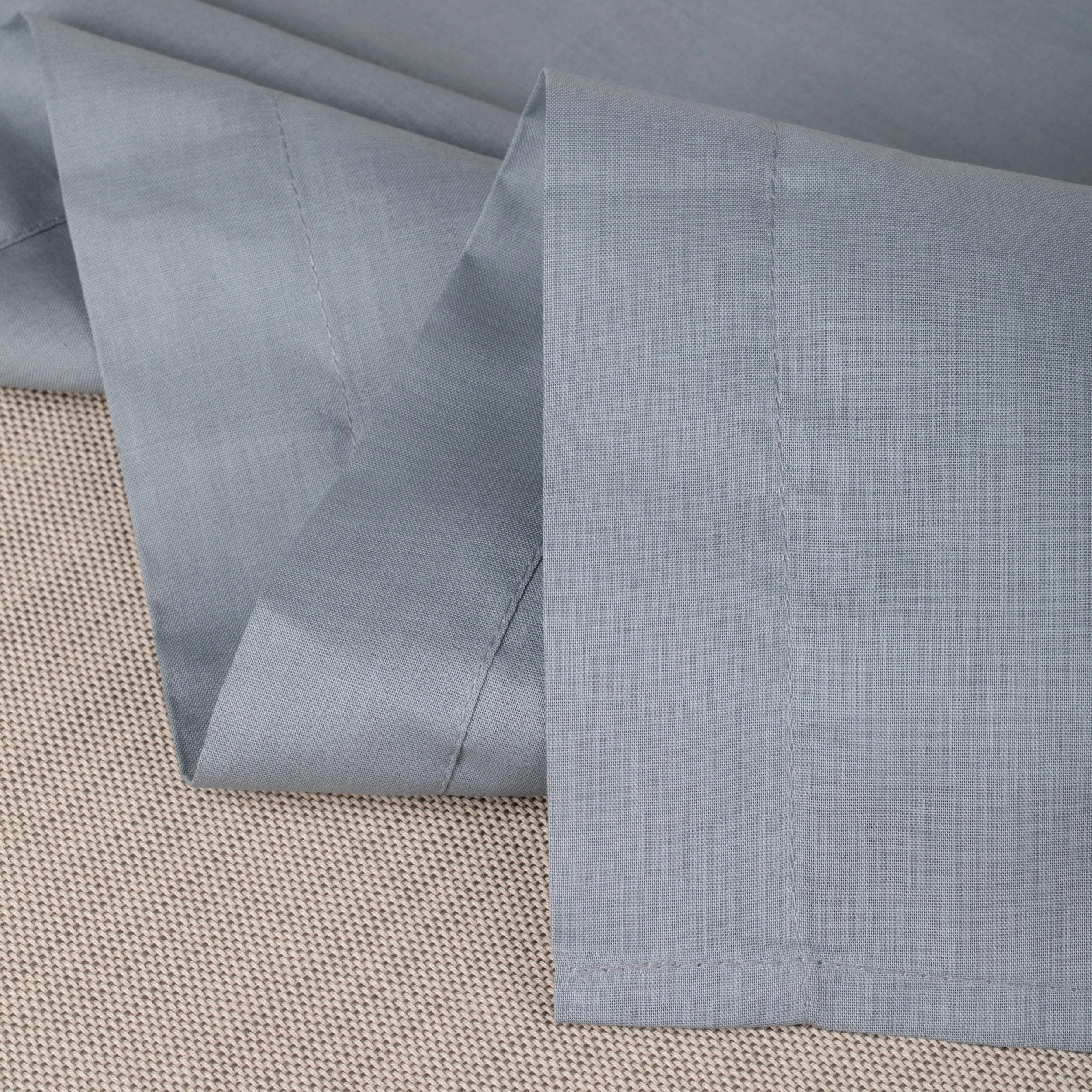 FLAT SHEET COTTON 240X260CM GREY 14968320