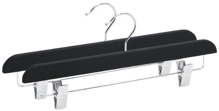 RUBBER COATED HANGER LSR023 BLACK 2