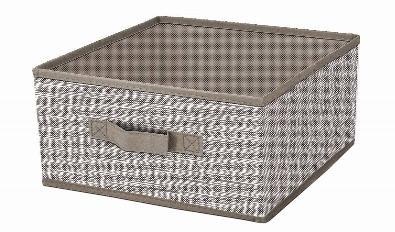 BOXES STOR DOMOLETTI 3PCE 26X26X9CM GREY