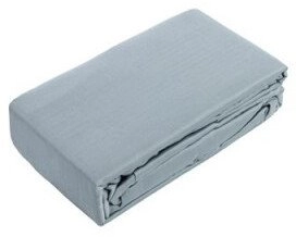 FITTED SHEET SATEEN 200X200+25 GREY 15387504