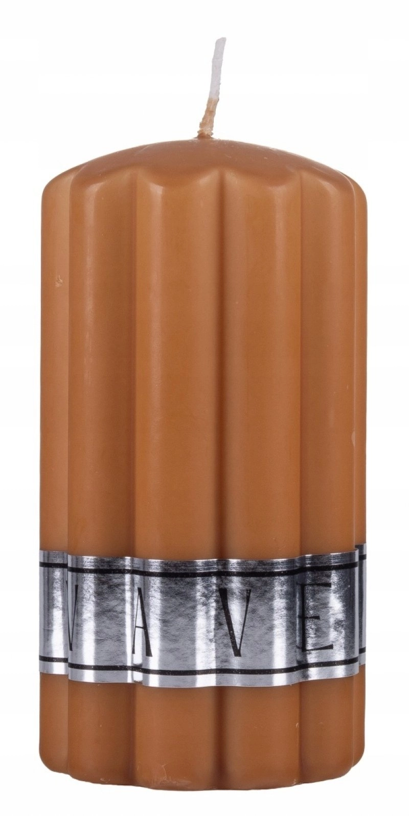 Donau Home Fluted pillar candle Wave