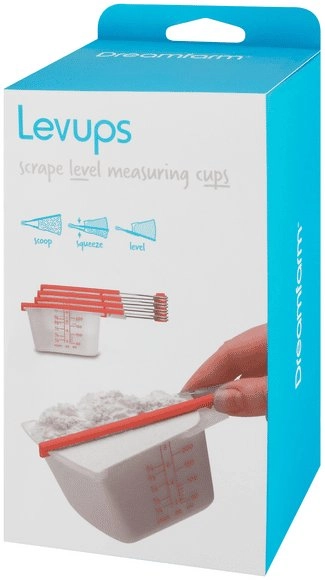 Dreamfarm - Levups Red/Clear Decilitermål DFLV2430