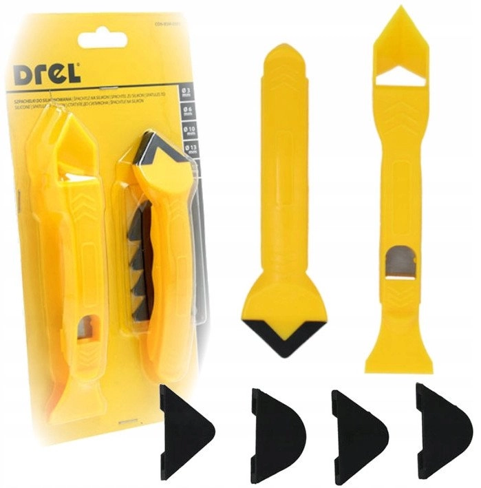 DREL SET OF TOOLS FOR SILICONE