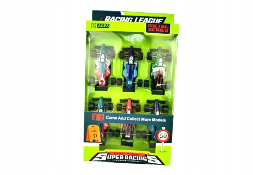 Formula cars set 6 pcs box