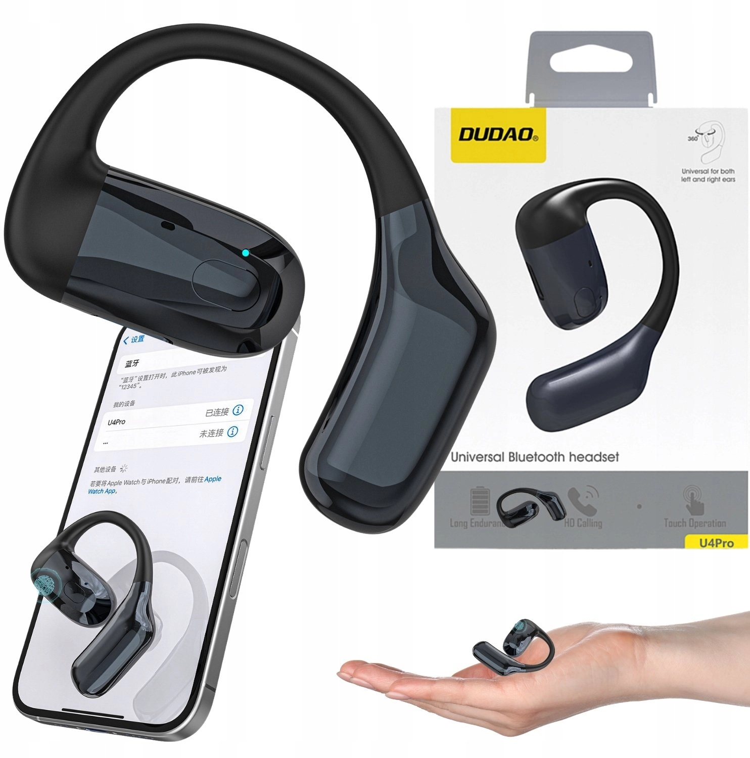 Dudao U4Pro Bluetooth behind-the-ear headphones  universal