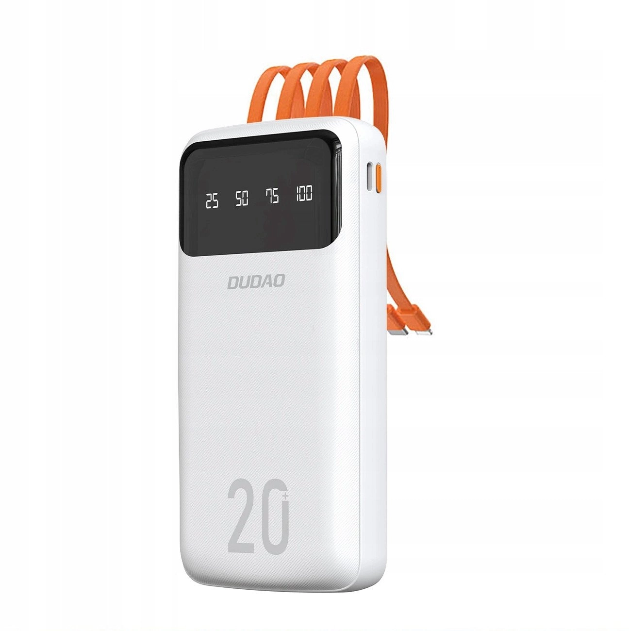 Dudao capacious powerbank with 3 built-in