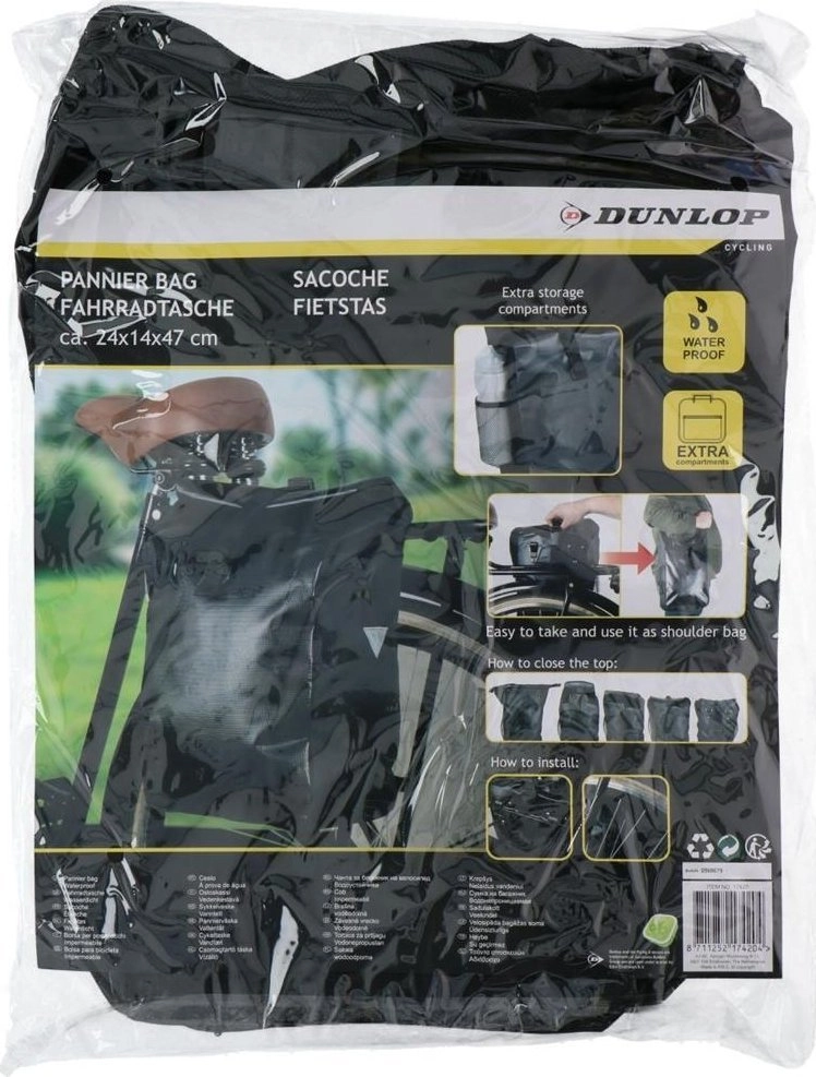 Dunlop Torba rowerowa na bagażnik wodoszczelna